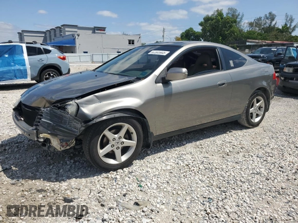 2003 Acura RSX with VIN JH4DC54893C004491, listed as a Copart auction lot 52305905 with 83,064 mi miles and Salvage Title. Bid and sale history available at carsss.com. Image 1.