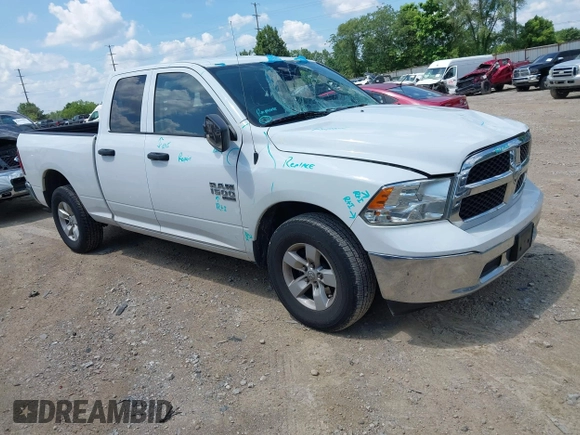 2019 Ram 1500 Tradesman with VIN 1C6RR6FG1KS704789, listed as a IAAI auction lot 42631637 with 130,486 mi miles and . Bid and sale history available at DreamBid. Image 1.