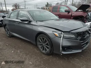 2021 Honda Accord EX-L with VIN 1HGCV1F57MA005172, listed as a IAAI auction lot 41914214 with 41,222 mi miles and . Bid and sale history available at DreamBid. Image 1.