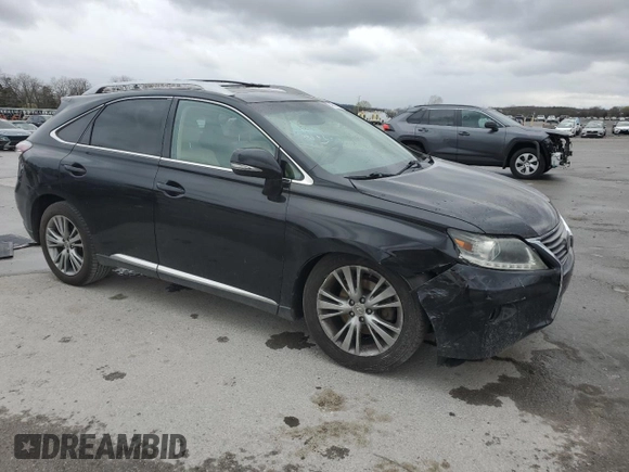 2013 Lexus RX 350 with VIN 2T2ZK1BA1DC109510, listed as a Copart auction lot 49916385 with 191,536 mi miles and Salvage title. Bid and sale history available at DreamBid. Image 4.