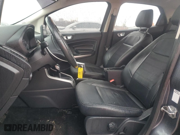 2019 Ford EcoSport Titanium z VIN MAJ3S2KE3KC261318, wystawiony jako Copart lot #47201385 z przebiegiem 71 959 mil mil oraz Szkoda całkowita • Salvage title. Historia ofert i sprzedaży dostępna na DreamBid. Obrazek 7.