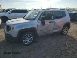 2017 Jeep Renegade Latitude z VIN ZACCJABB5HPE99799, wystawiony jako Copart lot #46598175 z przebiegiem 106 729 mil mil oraz Szkoda całkowita • Salvage title. Historia ofert i sprzedaży dostępna na DreamBid. Obrazek 1.