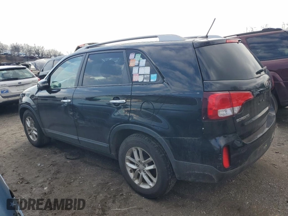2014 Kia Sorento LX with VIN 5XYKT4A69EG434283, listed as a Copart auction lot 42693325 with 191,737 mi miles and Salvage Title. Bid and sale history available at carsss.com. Image 2.