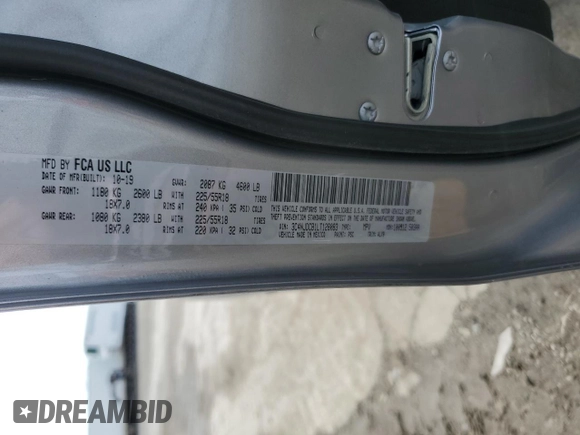 2020 Jeep Compass High Altitude с VIN 3C4NJDCB1LT128083, выставлен на аукционе Copart как лот 52598055 с пробегом 46 390 миль миль и Списание • Salvage title. История ставок и продаж доступна на DreamBid. Изображение 13.