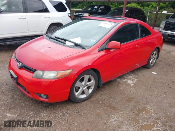 2008 Honda Civic Cpe EX-L with VIN 2HGFG12978H543782, listed as a IAAI auction lot 42116673 with 70,690 mi miles. Bid and sale history available at carsss.com. Image 2.