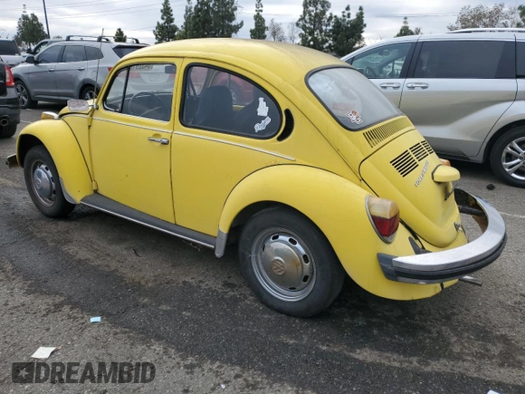 1974 Volkswagen Beetle with VIN 1142682367, listed as a Copart auction lot 84329164 with 52,888 mi miles and Clean Title. Bid and sale history available at DreamBid. Image 2.