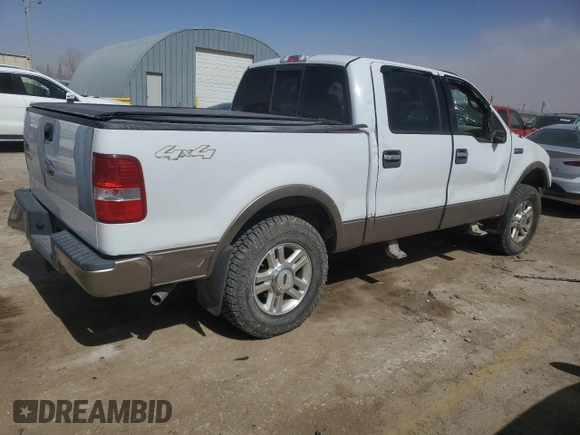2004 Ford F-150 XLT with VIN 1FTPW14584KC17718, listed as a Copart auction lot 48585335 with 230,977 mi miles and Salvage Title. Bid and sale history available at carsss.com. Image 3.