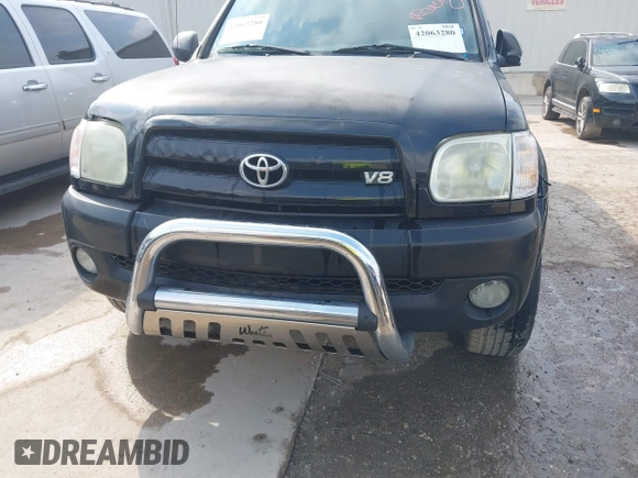 2006 Toyota Tundra Limited with VIN 5TBDT481X6S550947, listed as a IAAI auction lot 42063280 with 145,031 mi miles and . Bid and sale history available at DreamBid. Image 6.
