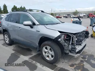 2021 Toyota RAV4 Hybrid XLE with VIN 4T3RWRFV8MU014145, listed as a IAAI auction lot 41969498 with 49,723 mi miles. Bid and sale history available at carsss.com. Image 1.