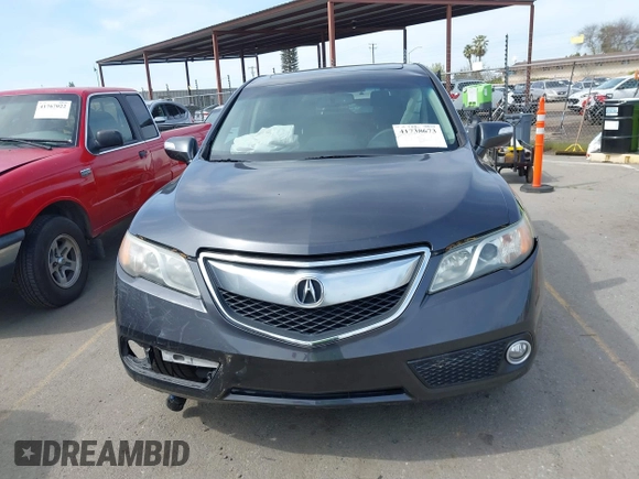 2013 Acura RDX Tech Pkg with VIN 5J8TB3H50DL018710, listed as a IAAI auction lot 41738673 with 115,629 mi miles. Bid and sale history available at carsss.com. Image 12.