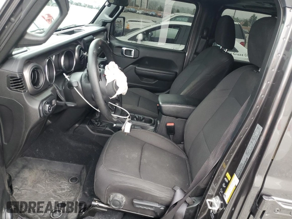 2023 Jeep Gladiator Freedom with VIN 1C6JJTAG9PL557861, listed as a Copart auction lot 50452955 with 44,716 mi miles and Salvage title. Bid and sale history available at DreamBid. Image 7.