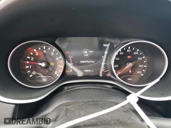 2020 Jeep Compass Limited with VIN 3C4NJDCB4LT119930, listed as a Copart auction lot 52212935 with 120,642 mi miles and Salvage Title. Bid and sale history available at DreamBid. Image 9.