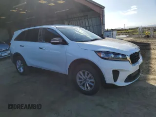 2019 Kia Sorento LX with VIN 5XYPG4A33KG553572, listed as a Copart auction lot 45207085 with 51,857 mi miles and Salvage Title. Bid and sale history available at carsss.com. Image 4.