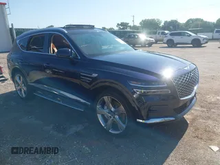 2024 Genesis GV80 z VIN KMUHBDSB7RU198257, wystawiony jako IAAI lot #42503962 z przebiegiem Nie podano mil oraz . Historia ofert i sprzedaży dostępna na DreamBid. Obrazek 1.