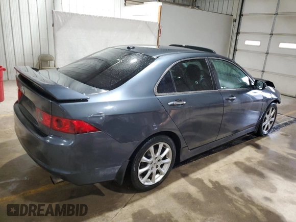 2006 Acura TSX Navi with VIN JH4CL96966C002968, listed as a Copart auction lot 51746805 with 343,967 mi miles and Salvage Title. Bid and sale history available at carsss.com. Image 3.