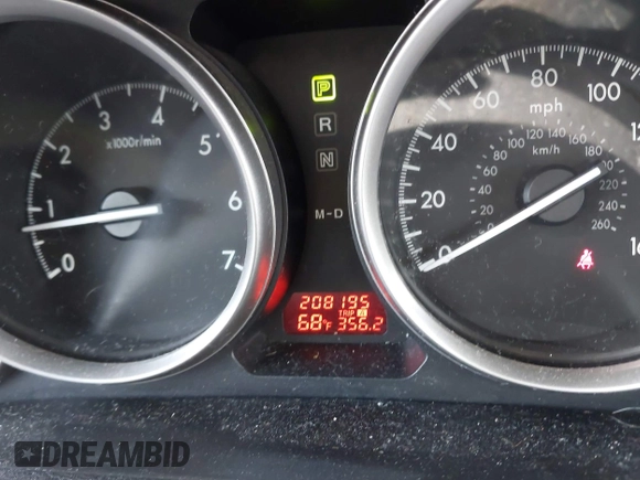 2010 Mazda 6 i Sport with VIN 1YVHZ8BH9A5M24754, listed as a IAAI auction lot 42103941 with 208,195 mi miles. Bid and sale history available at carsss.com. Image 14.