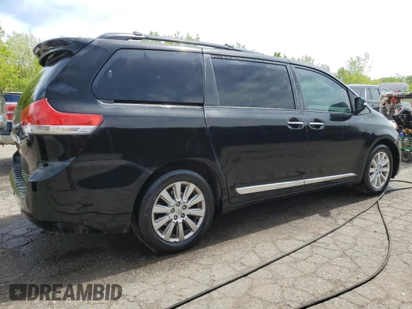 2013 Toyota Sienna XLE with VIN 5TDDK3DCXDS070416, listed as a Copart auction lot 56399655 with 185,597 mi miles and Clean Title. Bid and sale history available at DreamBid. Image 3.