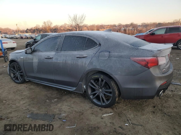2018 Acura TLX w/A-SPEC Pkg with VIN 19UUB3F64JA003389, listed as a Copart auction lot 42590395 with 151,930 mi miles and Salvage Title. Bid and sale history available at carsss.com. Image 2.