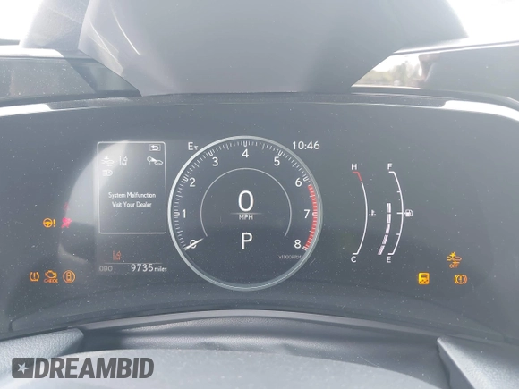 2025 Lexus NX 250 Premium with VIN 2T2GDCAZ0SC017127, listed as a IAAI auction lot 42325758 with 9,735 mi miles and . Bid and sale history available at DreamBid. Image 7.