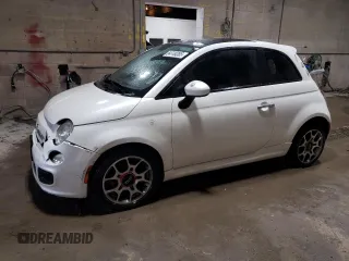 2013 FIAT 500 Sport with VIN 3C3CFFBR1DT554123, listed as a Copart auction lot 54749385 with 137,875 mi miles and Clean Title. Bid and sale history available at carsss.com. Image 1.