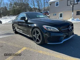 2018 Mercedes-Benz C 43 AMG with VIN WDDWJ6EB7JF625181, listed as a Copart auction lot 45785305 with 163,082 mi miles and Clean Title. Bid and sale history available at DreamBid. Image 4.