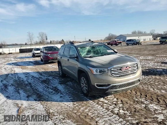 2019 GMC Acadia SLE with VIN 1GKKNSLSXKZ107501, listed as a Copart auction lot 45124995 with 123,532 mi miles and Salvage Title. Bid and sale history available at DreamBid. Image 11.