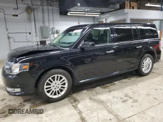 2016 Ford Flex SEL z VIN 2FMGK5C86GBA09040, wystawiony jako Copart lot #50186125 z przebiegiem 100 020 mil mil oraz Szkoda całkowita • Salvage title. Historia ofert i sprzedaży dostępna na DreamBid. Obrazek 1.