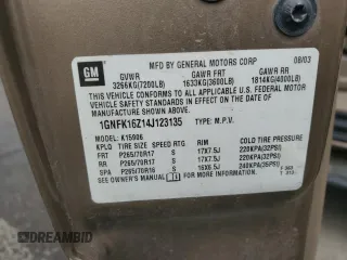 2004 Chevrolet Suburban LT with VIN 1GNFK16Z14J123135, listed as a Copart auction lot 70908164 with 253,555 mi miles and Salvage Title. Bid and sale history available at carsss.com. Image 13.