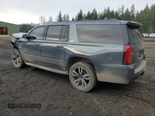 2019 Chevrolet Suburban Premier with VIN 1GNSKJKJ0KR215401, listed as a Copart auction lot 43479535 with Not Provided miles and Salvage Title. Bid and sale history available at DreamBid. Image 2.