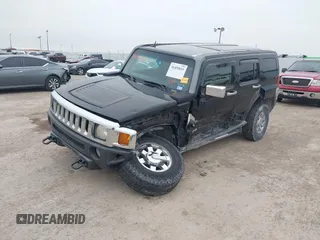 2007 Hummer H3 SUV with VIN 5GTDN13E578109056, listed as a IAAI auction lot 41455611 with 182,456 mi miles and . Bid and sale history available at DreamBid. Image 2.