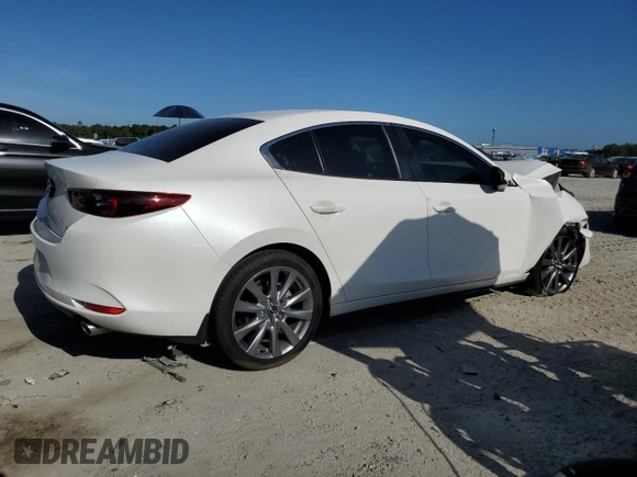 2025 Mazda 3 S Preferred with VIN JM1BPACM9S1764810, listed as a Copart auction lot 55268805 with Not provided miles and Salvage title. Bid and sale history available at DreamBid. Image 3.