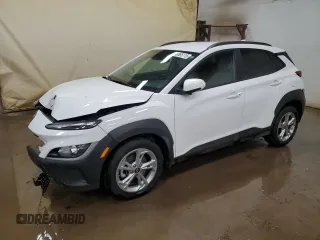 2023 Hyundai Kona SEL with VIN KM8K6CAB1PU049814, listed as a Copart auction lot 46665115 with 8,986 mi miles and Non Repairable. Bid and sale history available at carsss.com. Image 1.