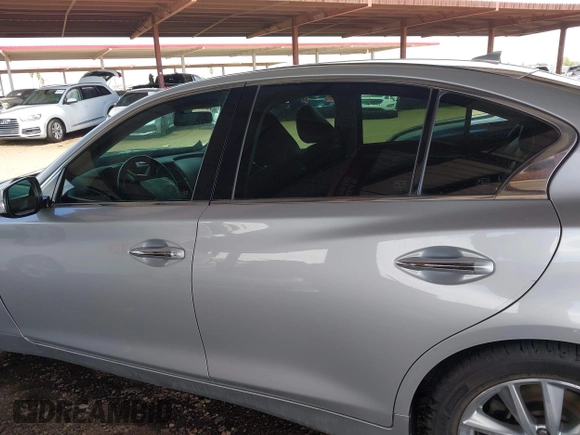 2015 Infiniti Q50 Premium with VIN JN1BV7AP9FM333610, listed as a IAAI auction lot 42029779 with 168,740 mi miles. Bid and sale history available at carsss.com. Image 14.