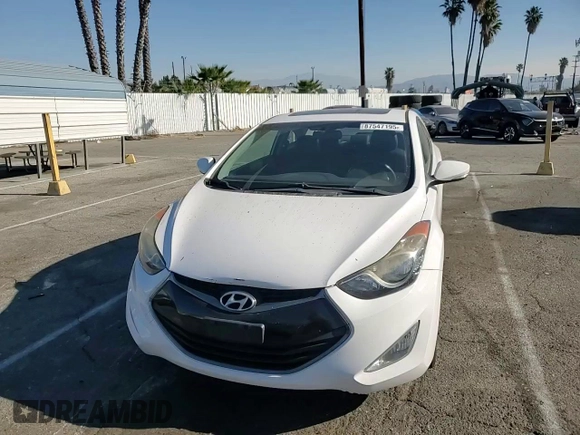 2013 Hyundai Elantra Coupe SE with VIN KMHDH6AE2DU006528, listed as a Copart auction lot 87547195 with 81,980 mi miles and Salvage Title. Bid and sale history available at carsss.com. Image 11.