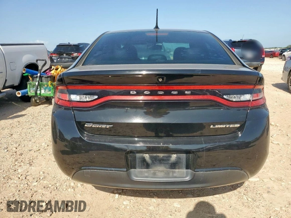 2013 Dodge Dart Limited with VIN 1C3CDFCA3DD320120, listed as a Copart auction lot 61642285 with 153,607 mi miles and Salvage title. Bid and sale history available at DreamBid. Image 6.