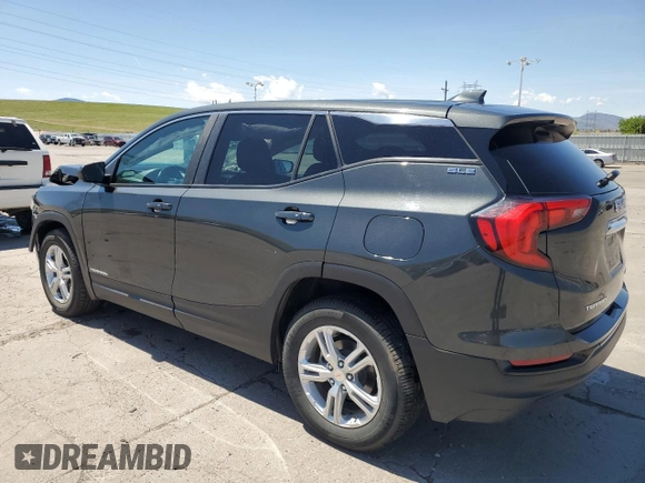 2021 GMC Terrain SLE with VIN 3GKALTEV8ML358946, listed as a Copart auction lot 55696405 with 59,927 mi miles and Salvage title. Bid and sale history available at DreamBid. Image 2.