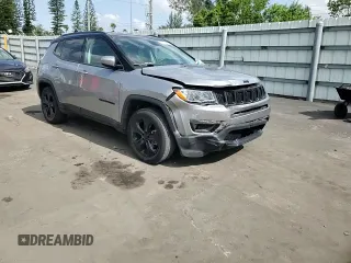 2021 Jeep Compass Altitude with VIN 3C4NJCBB7MT509188, listed as a Copart auction lot 57507125 with 28,279 mi miles and Non repairable. Bid and sale history available at DreamBid. Image 13.