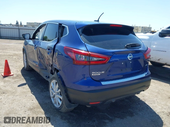 2022 Nissan Rogue S with VIN JN1BJ1AW6NW478333, listed as a IAAI auction lot 42000877 with 32,858 mi miles and . Bid and sale history available at DreamBid. Image 3.