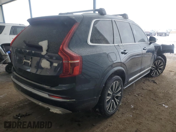 2021 Volvo XC90 Inscription Expression with VIN YV4BR00K7M1756163, listed as a Copart auction lot 45716215 with 72,277 mi miles and Salvage Title. Bid and sale history available at carsss.com. Image 3.