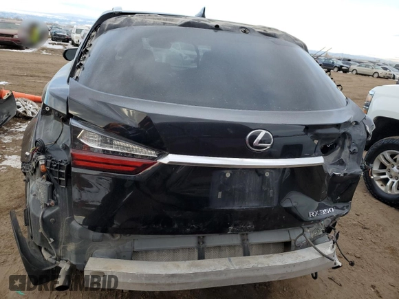 2021 Lexus RX with VIN 2T2HZMDA5MC260274, listed as a Copart auction lot 41894005 with 81,098 mi miles and Salvage Title. Bid and sale history available at carsss.com. Image 6.
