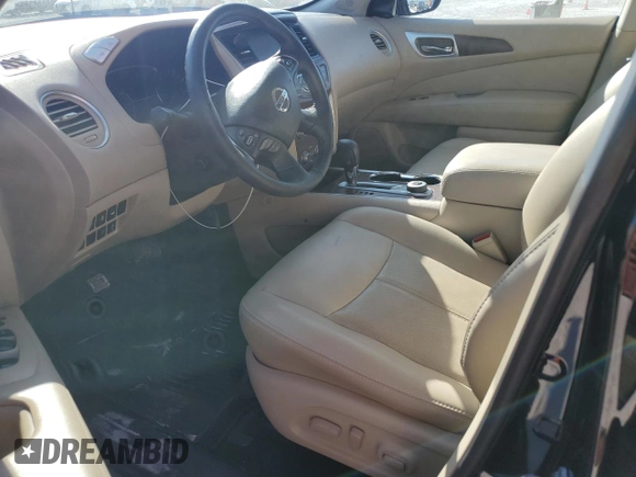 2019 Nissan Pathfinder S with VIN 5N1DR2MM7KC583616, listed as a Copart auction lot 44192815 with 51,097 mi miles and Salvage title. Bid and sale history available at DreamBid. Image 7.