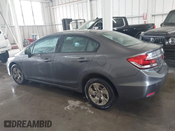 2014 Honda Civic Sedan LX with VIN 19XFB2F53EE044723, listed as a IAAI auction lot 41727499 with 233,635 mi miles. Bid and sale history available at carsss.com. Image 14.