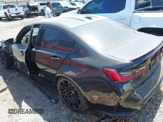 2024 BMW M3 Competition xDrive z VIN WBS43AY0XRFS26150, wystawiony jako IAAI lot #41396512 z przebiegiem 12 984 mil mil oraz . Historia ofert i sprzedaży dostępna na DreamBid. Obrazek 3.