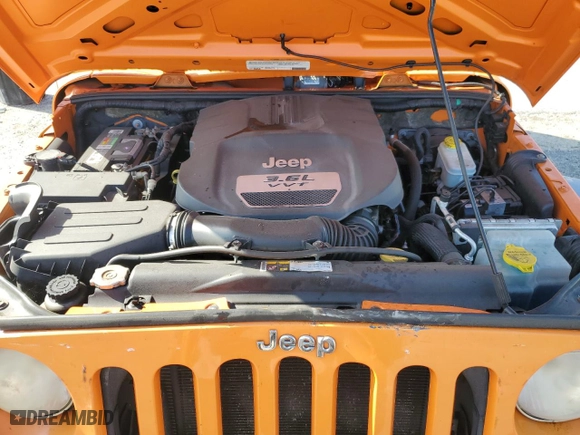 2012 Jeep Wrangler Unlimited Sport with VIN 1C4BJWDG3CL285361, listed as a Copart auction lot 51110315 with 198,251 mi miles and Salvage Title. Bid and sale history available at carsss.com. Image 11.