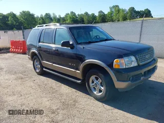 2002 Ford Explorer Eddie Bauer with VIN 1FMZU64W62ZB37029, listed as a IAAI auction lot 42318856 with 234,087 mi miles and . Bid and sale history available at DreamBid. Image 1.