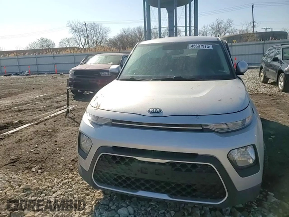 2020 Kia Soul LX with VIN KNDJ23AU3L7716534, listed as a Copart auction lot 48607975 with 0 mi miles and Salvage Title. Bid and sale history available at carsss.com. Image 12.