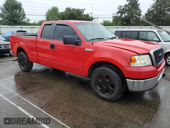 2008 Ford F-150 XLT with VIN 1FTPX12558FC08795, listed as a Copart auction lot 73108094 with 248,705 mi miles and Salvage Title. Bid and sale history available at carsss.com. Image 4.