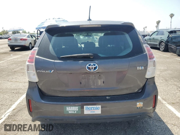2015 Toyota Prius Two with VIN JTDZN3EU5FJ038266, listed as a Copart auction lot 55352265 with 248,383 mi miles and Salvage Title. Bid and sale history available at DreamBid. Image 6.