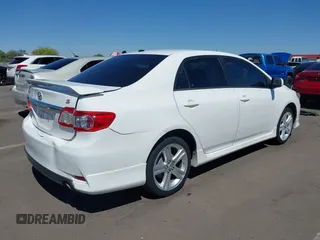2013 Toyota Corolla L with VIN 5YFBU4EE1DP103528, listed as a IAAI auction lot 42111276 with 212,533 mi miles and . Bid and sale history available at DreamBid. Image 4.