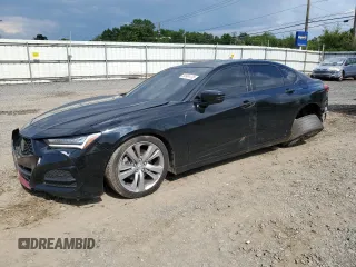 2021 Acura TLX Technology with VIN 19UUB5F45MA004310, listed as a Copart auction lot 58984135 with 39,113 mi miles and Non repairable. Bid and sale history available at DreamBid. Image 1.